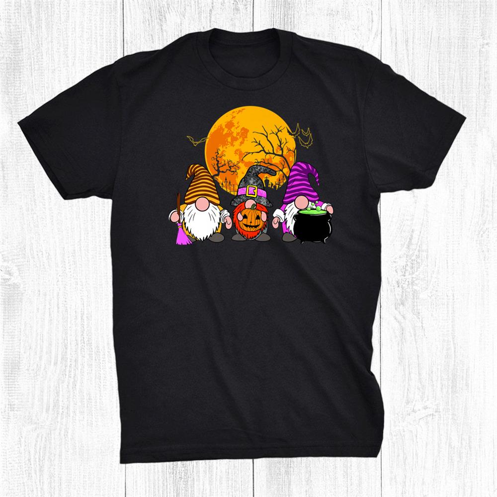 Halloween Gnomes Cute Autumn Pumpkin Fall Funny Holiday Shirt Halloween Gnomes Cute Autumn Pumpkin Fall Funny Holiday Shirt