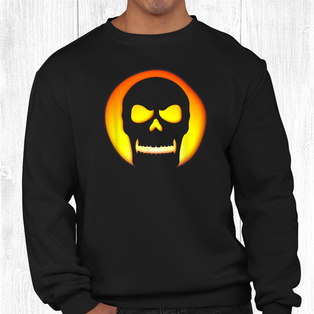Halloween Jack O Lantern Pumpkin Skull Costume Shirt Halloween Jack O Lantern Pumpkin Skull Costume Shirt