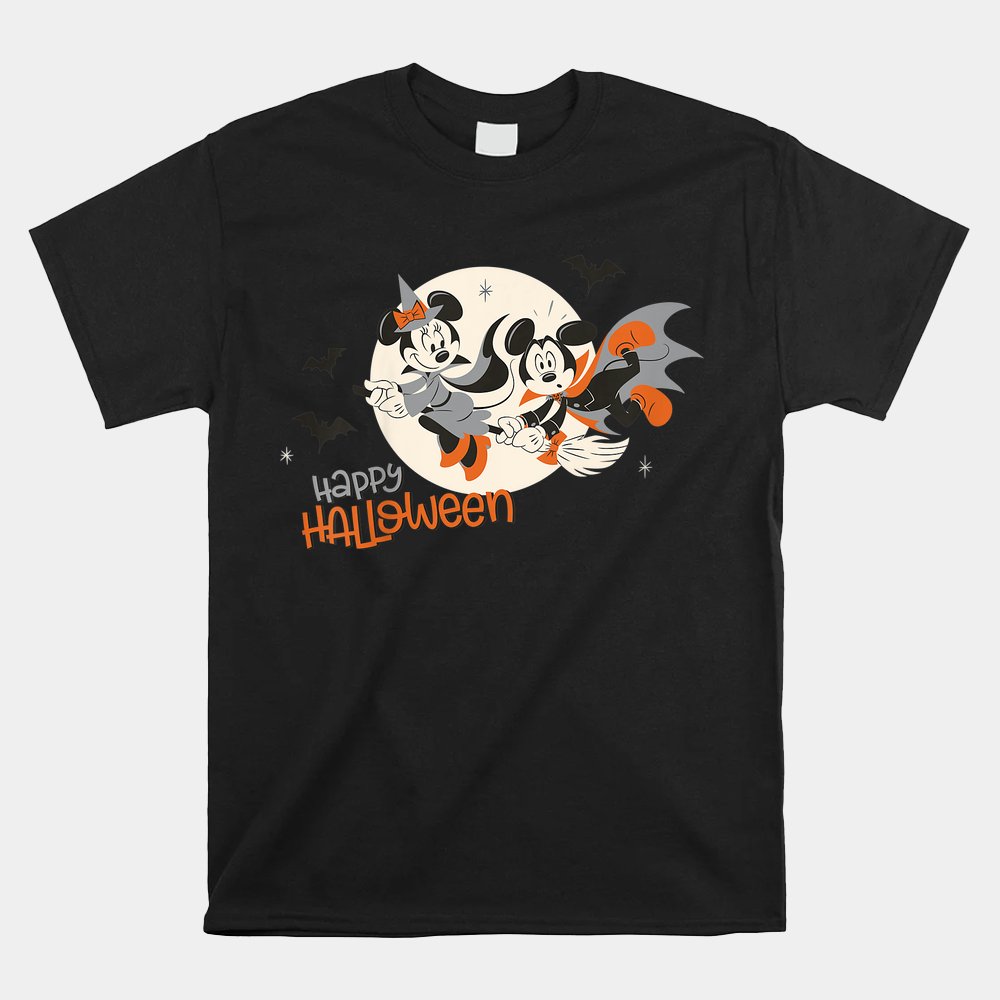 Halloween Minnie And Minnie Flying Shirt Halloween Minnie And Minnie Flying Shirt