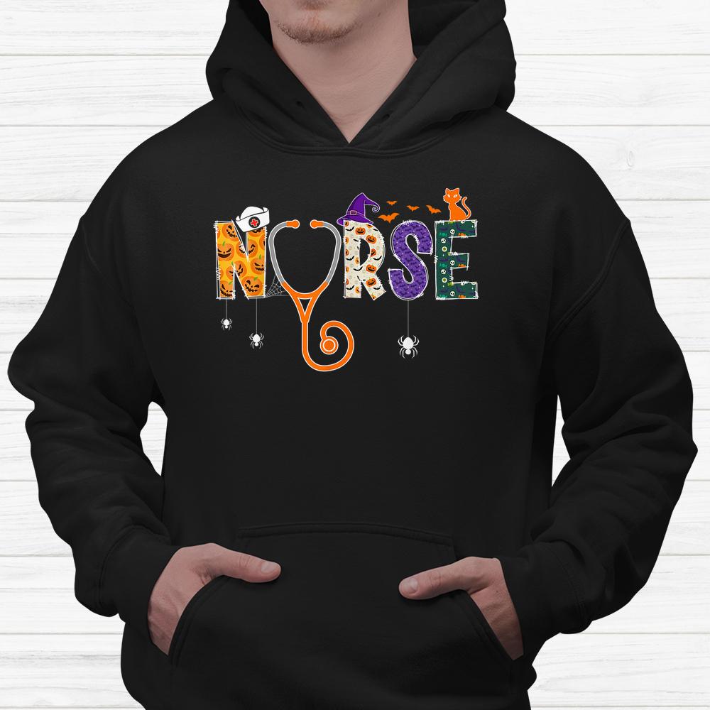 Halloween Nurse Nursing Cna Rn Lpn Halloween Cat Shirt Halloween Nurse Nursing Cna Rn Lpn Halloween Cat Shirt