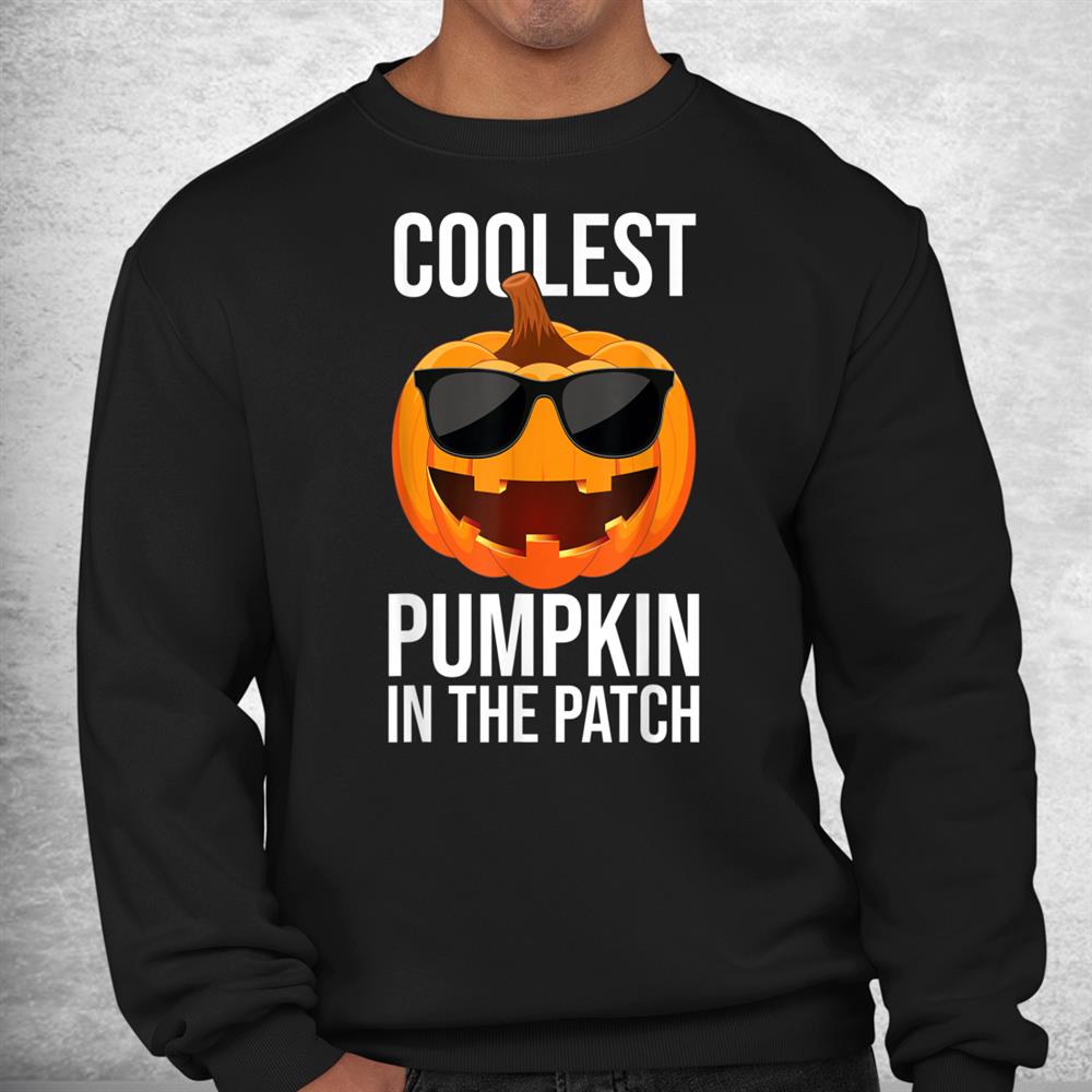 Halloween Pumpkin Face Patch Costume Shirt Halloween Pumpkin Face Patch Costume Shirt