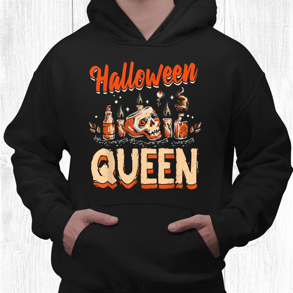 Halloween Queen Skull Head Apparel For Halloween Party Shirt Halloween Queen Skull Head Apparel For Halloween Party Shirt