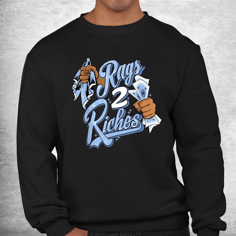 Halloween Rags 2 Riches Sneaker 4 Retro Ps University Blue Shirt Halloween Rags 2 Riches Sneaker 4 Retro Ps University Blue Shirt