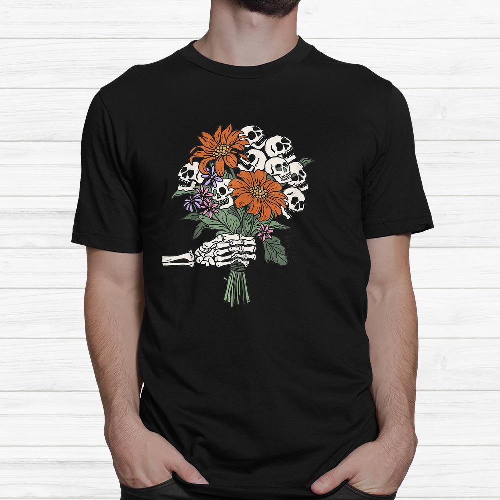 Halloween Skeleton Flower For You Fouquet Shirt Halloween Skeleton Flower For You Fouquet Shirt