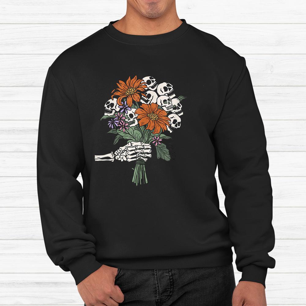 Halloween Skeleton Flower For You Fouquet Shirt Halloween Skeleton Flower For You Fouquet Shirt