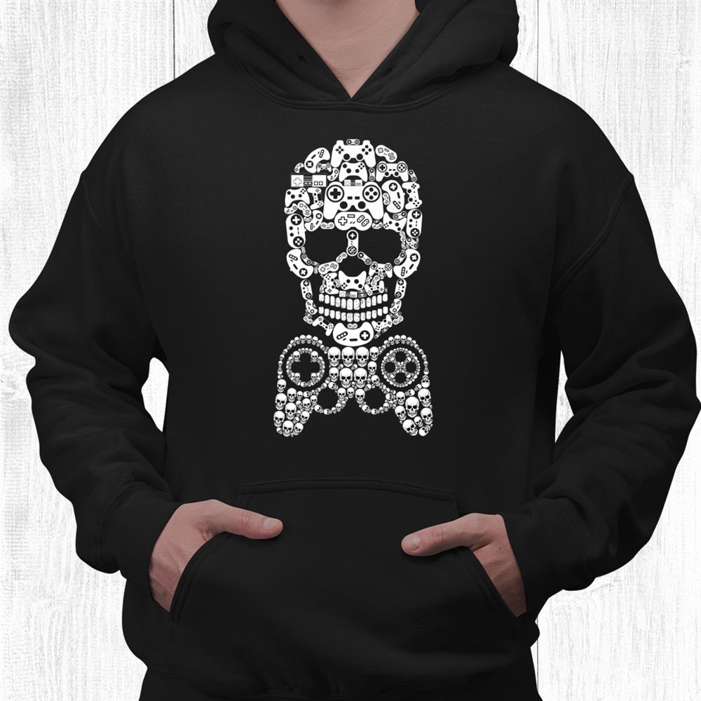 Halloween Skeleton Skull Gamer Men Gaming Funny Shirt Halloween Skeleton Skull Gamer Men Gaming Funny Shirt