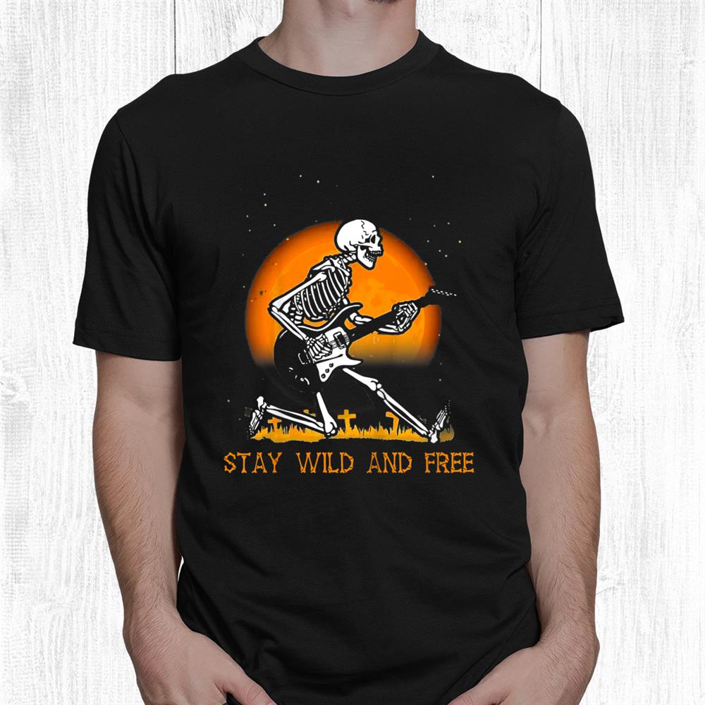 Halloween Skeletons Skull Rock Guitar Music Dancing Funny Shirt Halloween Skeletons Skull Rock Guitar Music Dancing Funny Shirt