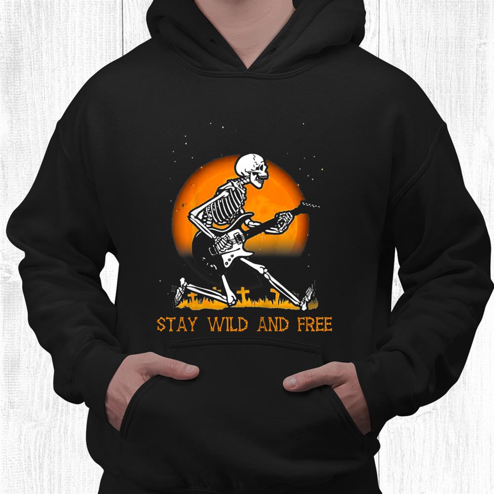 Halloween Skeletons Skull Rock Guitar Music Dancing Funny Shirt Halloween Skeletons Skull Rock Guitar Music Dancing Funny Shirt