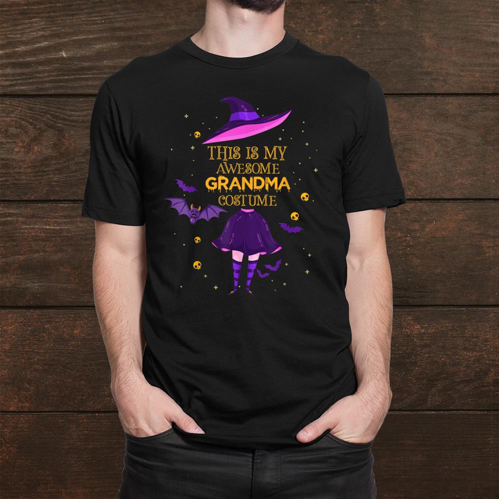Halloween This Is My Awesome Grandma Costume Shirt Halloween This Is My Awesome Grandma Costume Shirt