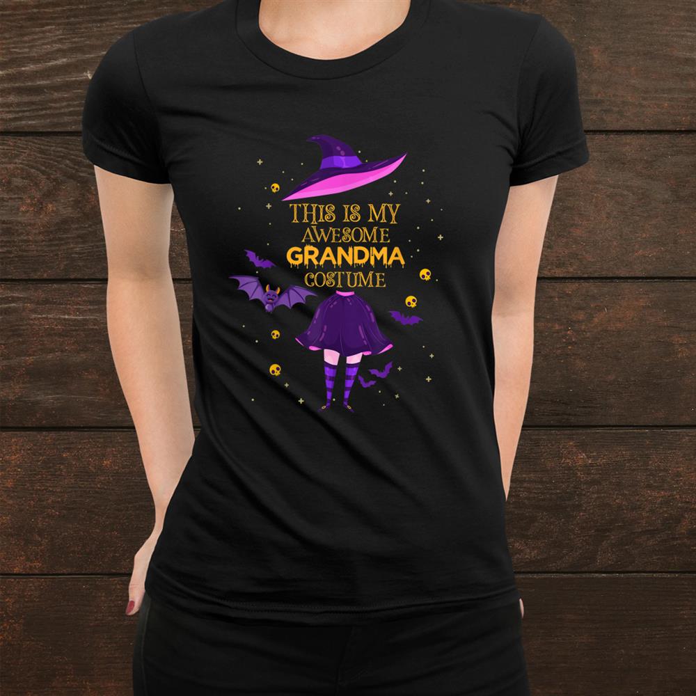 Halloween This Is My Awesome Grandma Costume Shirt Halloween This Is My Awesome Grandma Costume Shirt