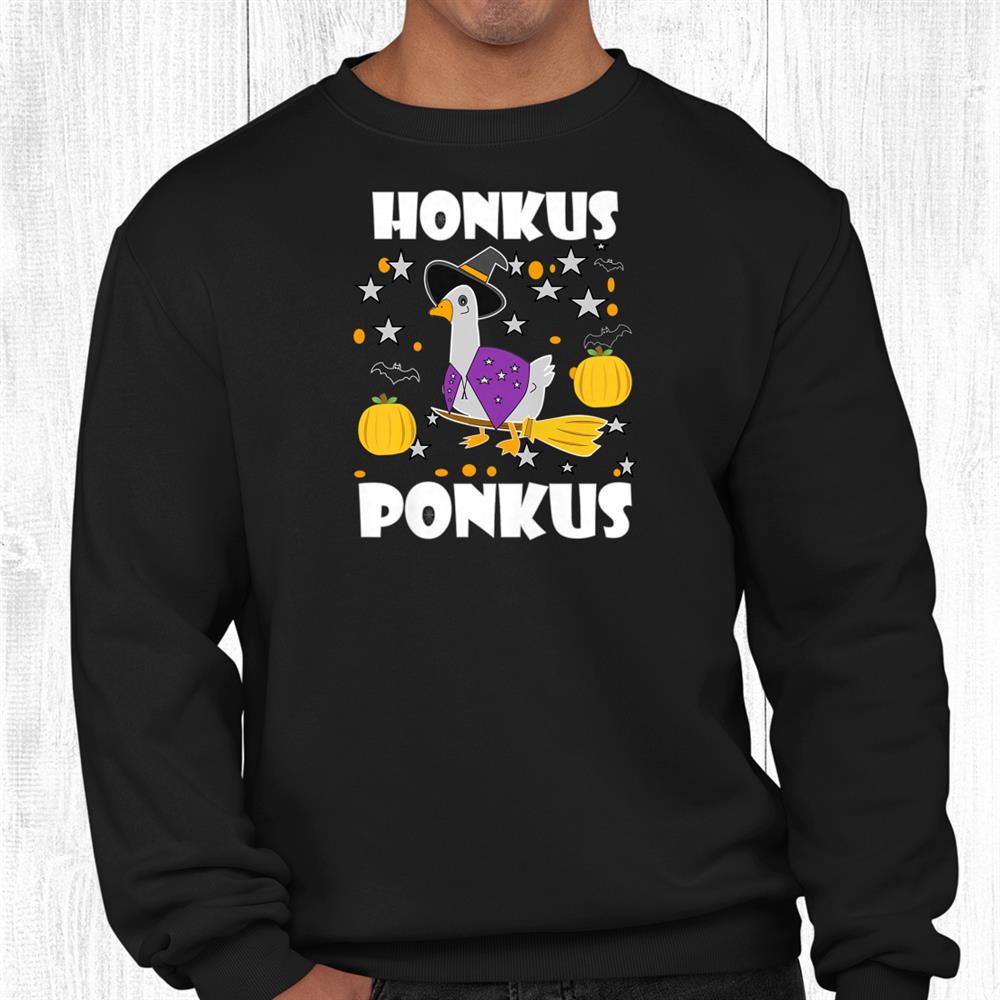 Halloween Witches Duck Cute Honkus Ponkus Goose Funny Shirt Halloween Witches Duck Cute Honkus Ponkus Goose Funny Shirt