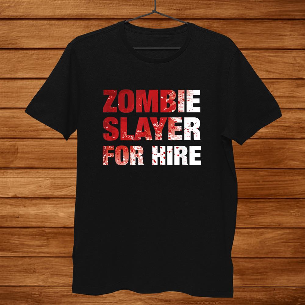 Halloween Zombie Slayer Costume Shirt Halloween Zombie Slayer Costume Shirt