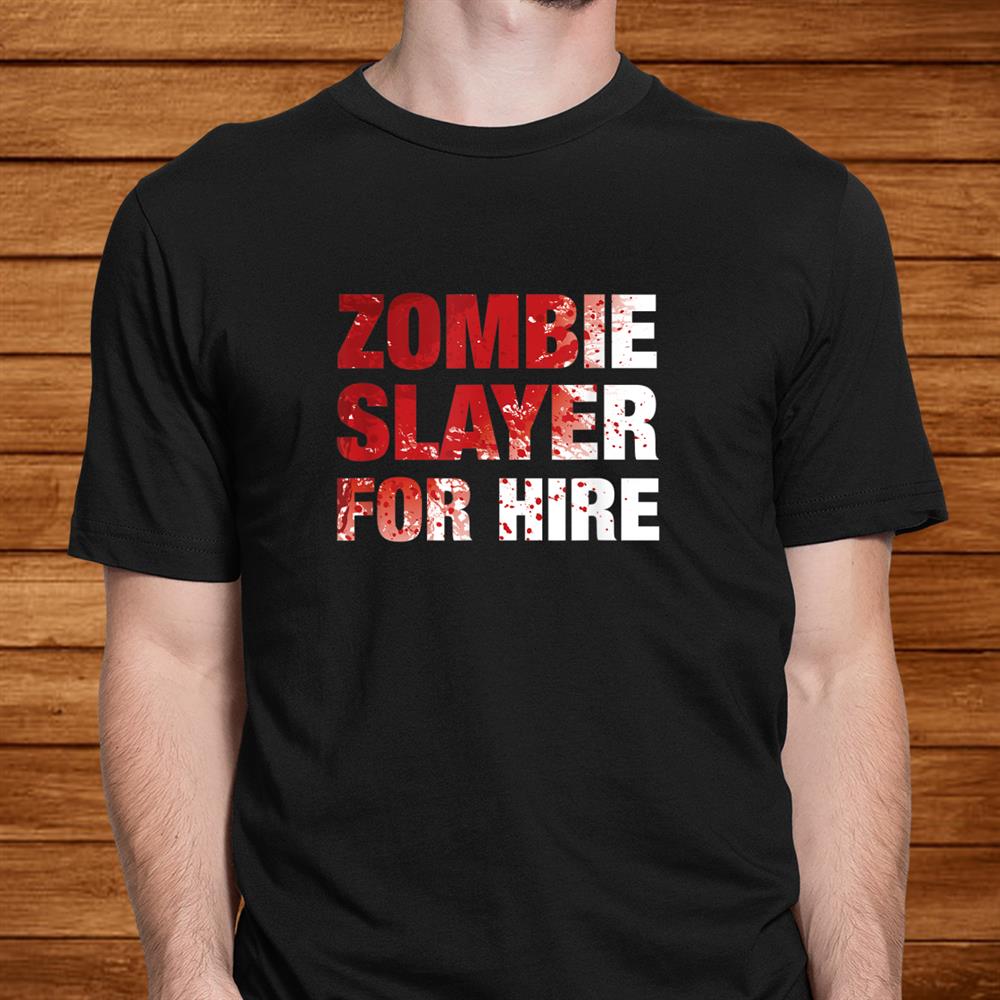 Halloween Zombie Slayer Costume Shirt Halloween Zombie Slayer Costume Shirt