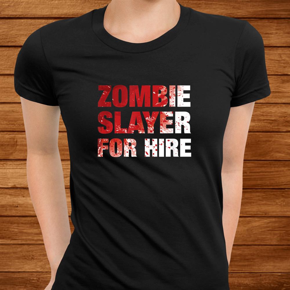 Halloween Zombie Slayer Costume Shirt Halloween Zombie Slayer Costume Shirt