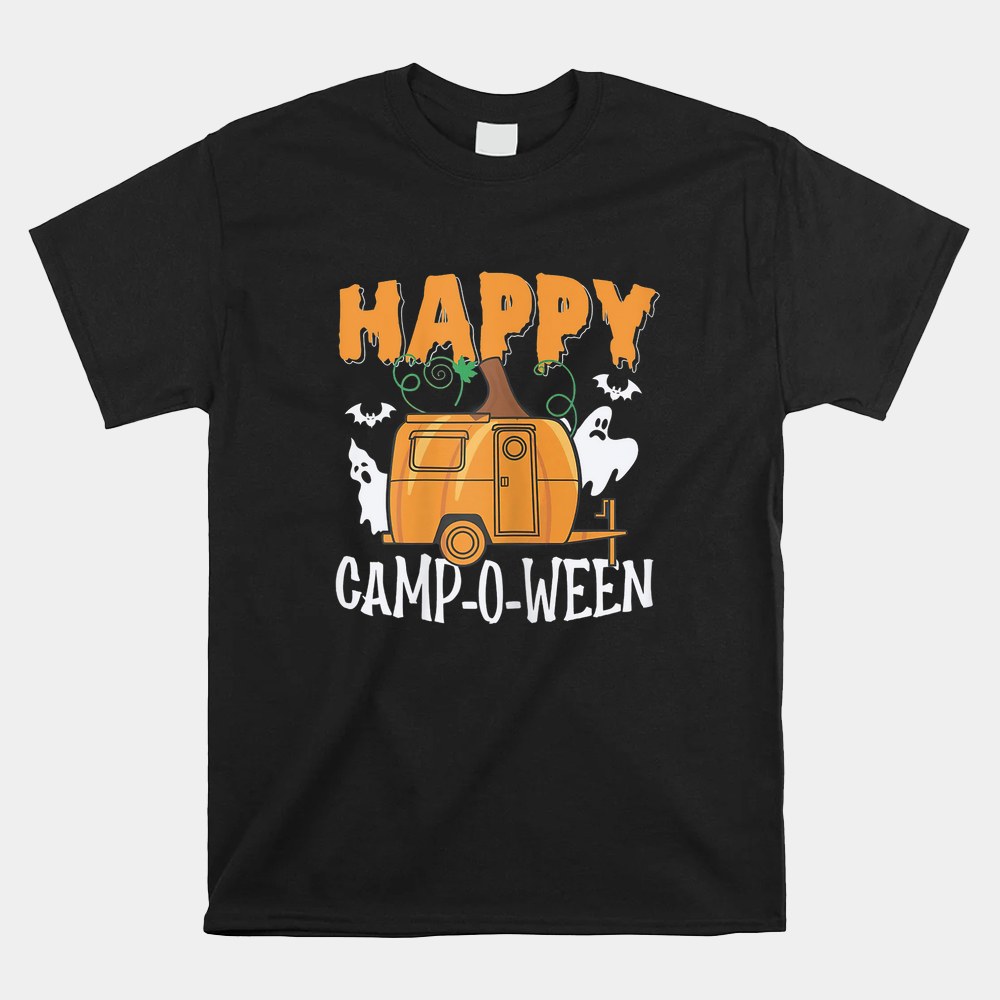 Happy Camp-o-ween Halloween Camping Camper Shirt Happy Camp-o-ween Halloween Camping Camper Shirt
