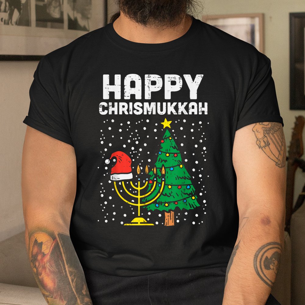 Happy Christmukkah Jewish Christmas Hanukkah Chanukah Shirt Happy Christmukkah Jewish Christmas Hanukkah Chanukah Shirt