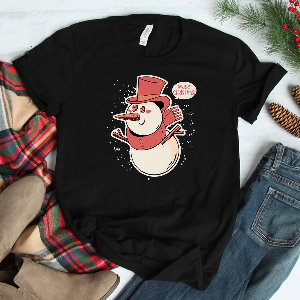 Happy Snowman Merry Christmas Shirt Happy Snowman Merry Christmas Shirt