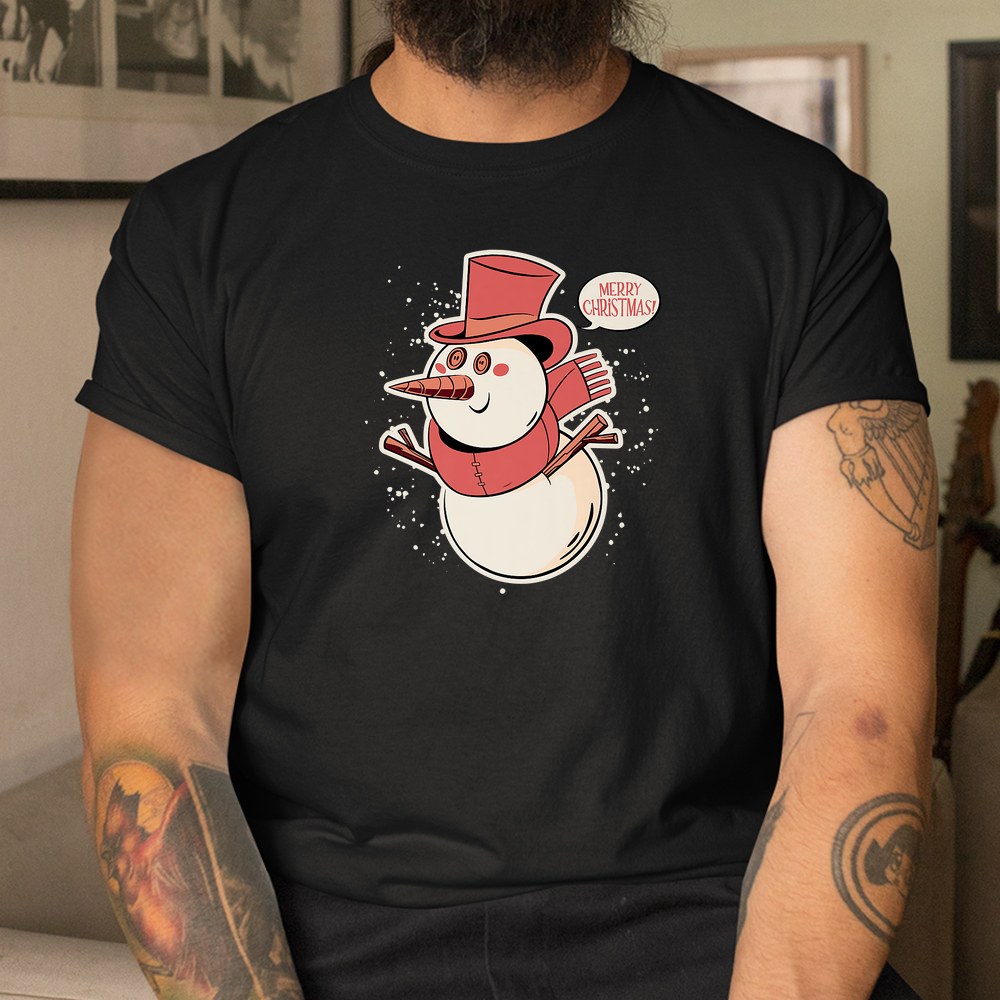 Happy Snowman Merry Christmas Shirt Happy Snowman Merry Christmas Shirt