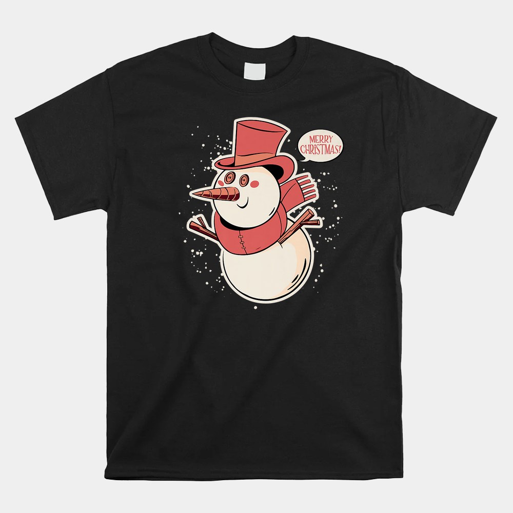 Happy Snowman Merry Christmas Shirt Happy Snowman Merry Christmas Shirt