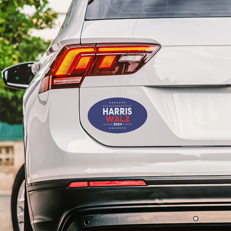 Harris Walz 2024 Car Magnet Harris Walz 2024 Car Magnet