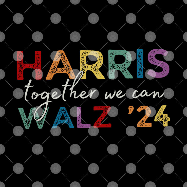 Harris Walz ’24 Together We Can T Shirt Harris Walz ’24 Together We Can T Shirt