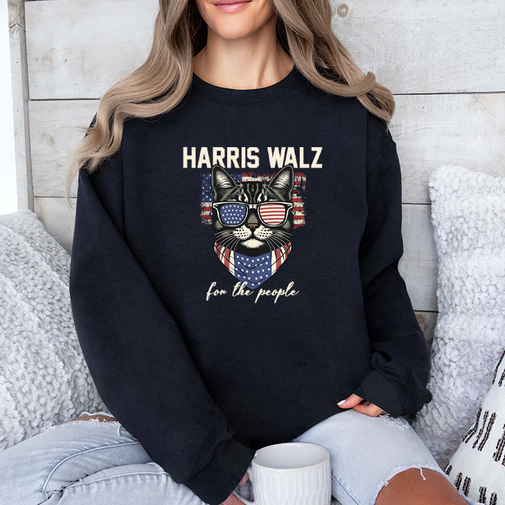 Harris Walz Cat Lady For The People Shirt Harris Walz Cat Lady For The People Shirt