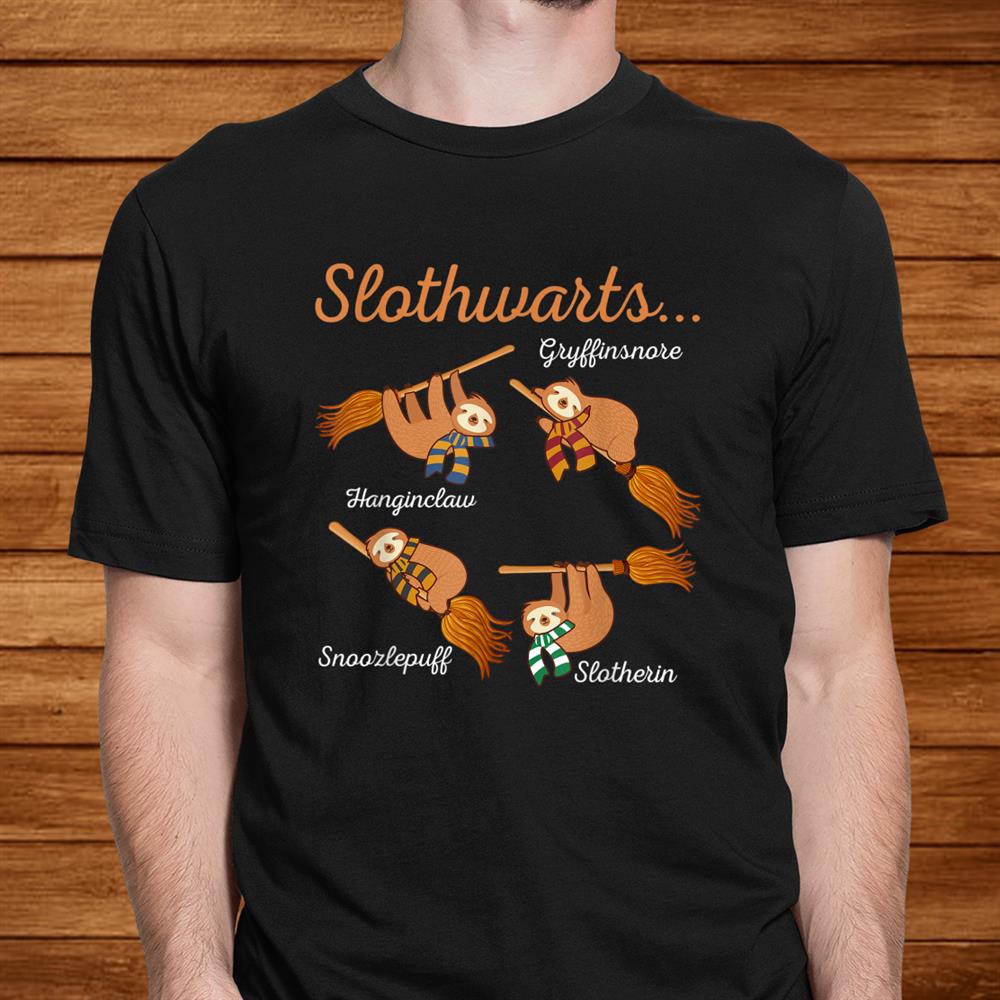 Harry Slothwarts Sloth Shirt Gift For Birthday Halloween Men Harry Slothwarts Sloth Shirt Gift For Birthday Halloween Men