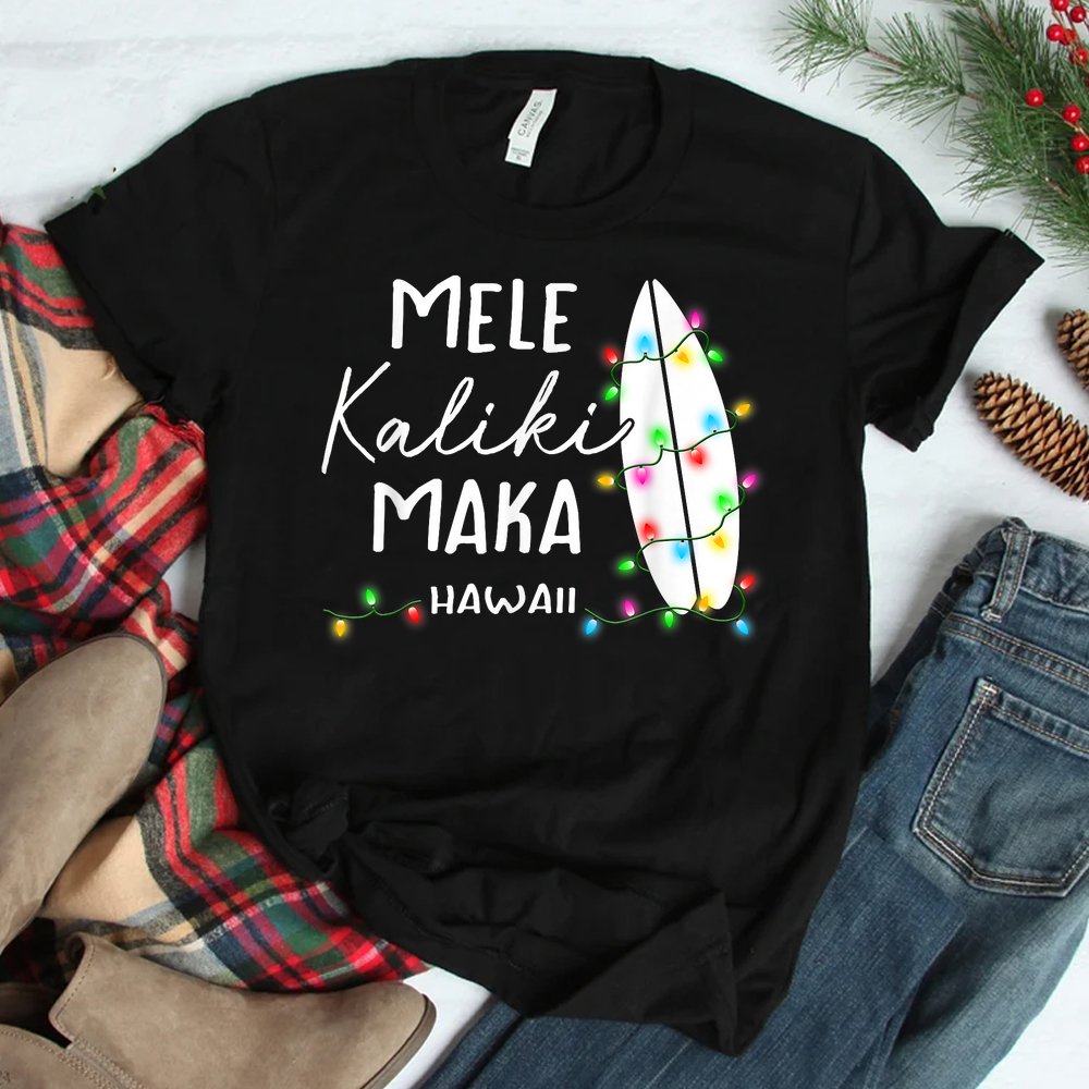 Hawaiian Christmas Gifts Mele Kalikimaka Surfboard Hawaii Shirt Hawaiian Christmas Gifts Mele Kalikimaka Surfboard Hawaii Shirt