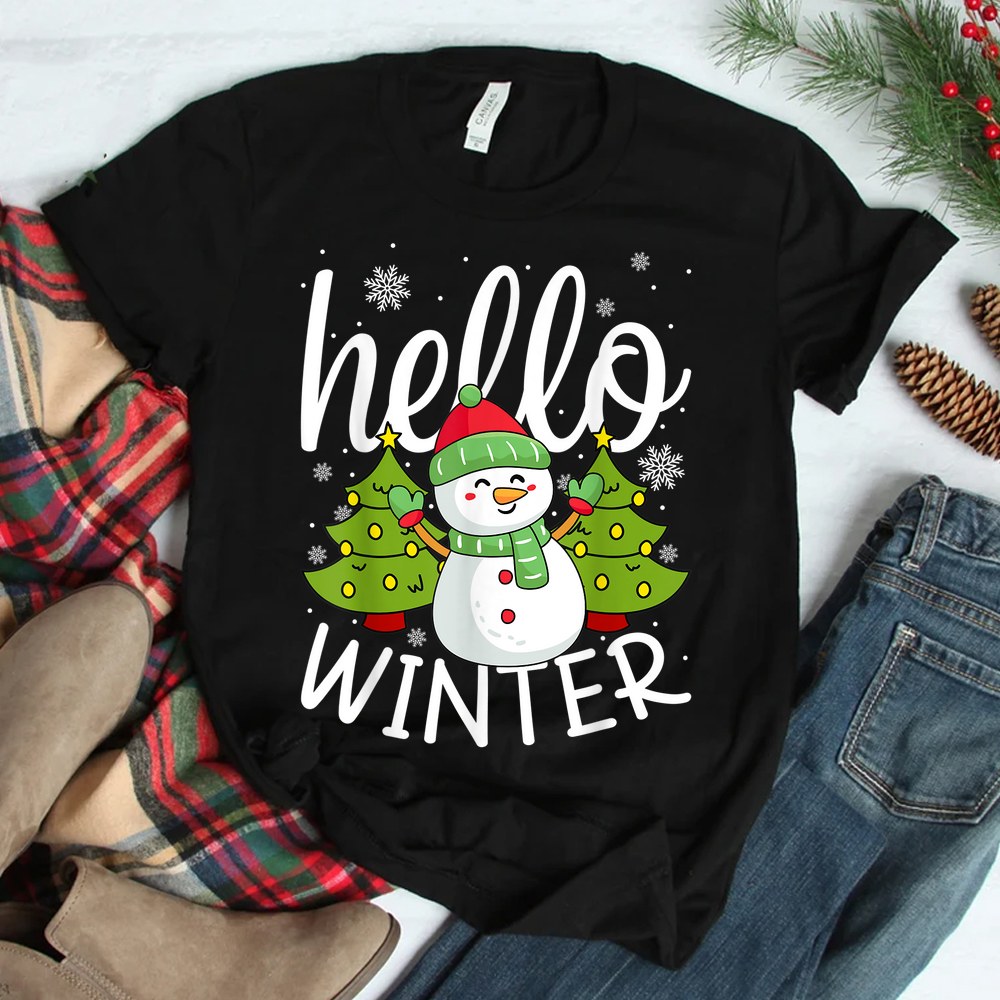 Hello Winter Christmas Shirt Hello Winter Christmas Shirt