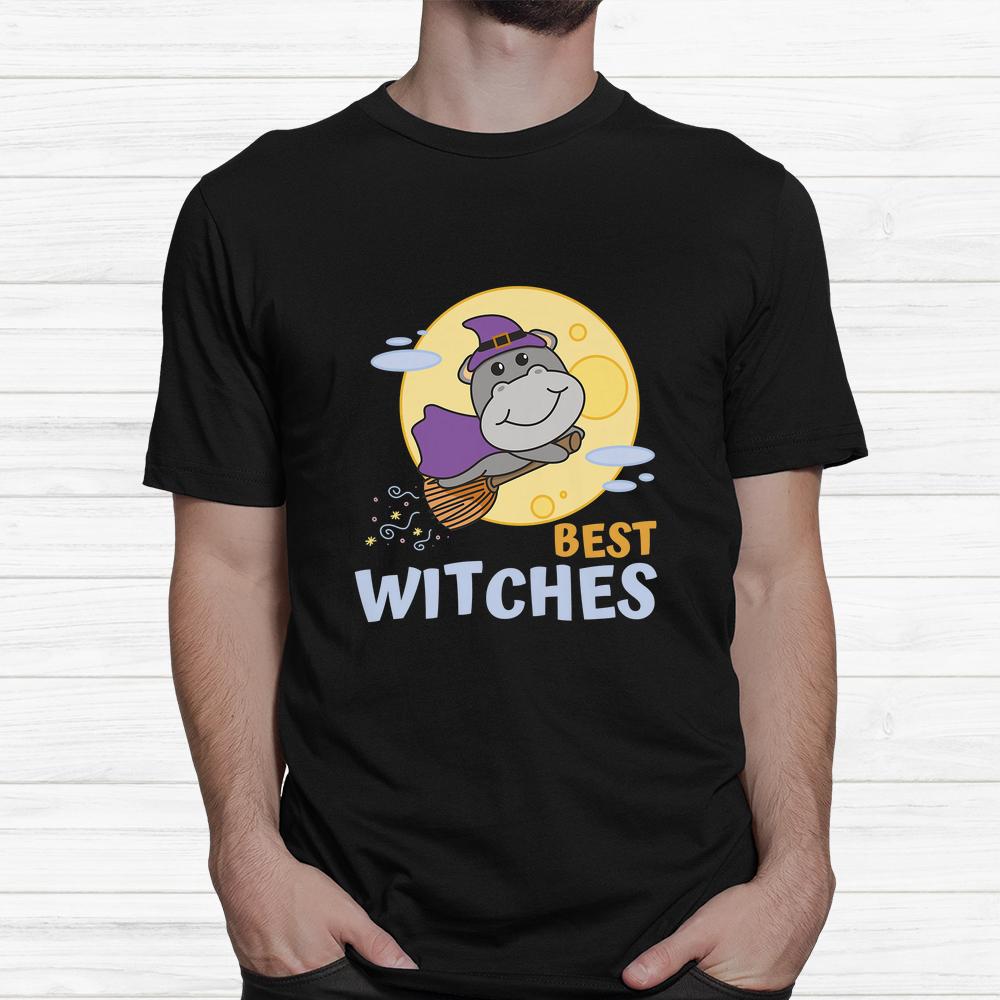 Hippo Halloween Witch Costume Hippos Best Witches Shirt Hippo Halloween Witch Costume Hippos Best Witches Shirt