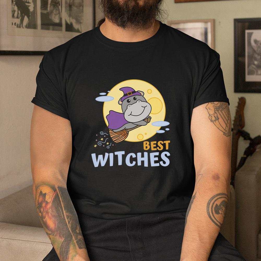 Hippo Halloween Witch Costume Hippos Best Witches Shirt Hippo Halloween Witch Costume Hippos Best Witches Shirt