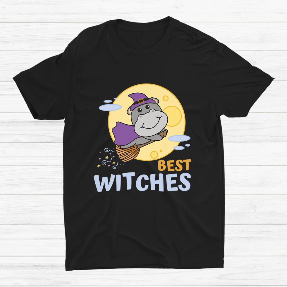 Hippo Halloween Witch Costume Hippos Best Witches Shirt Hippo Halloween Witch Costume Hippos Best Witches Shirt