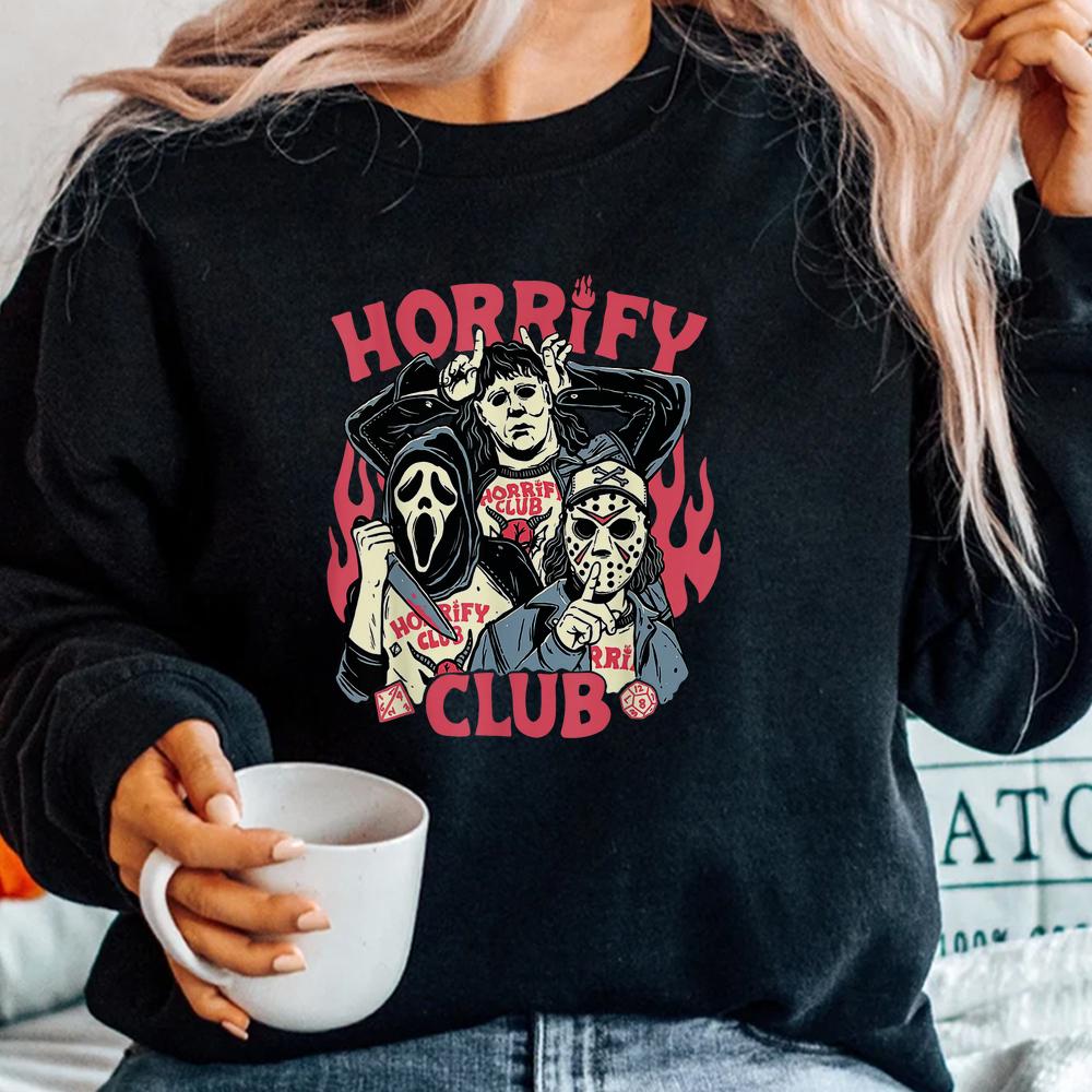 Horrify Club Horror Halloween Shirt Horrify Club Horror Halloween Shirt