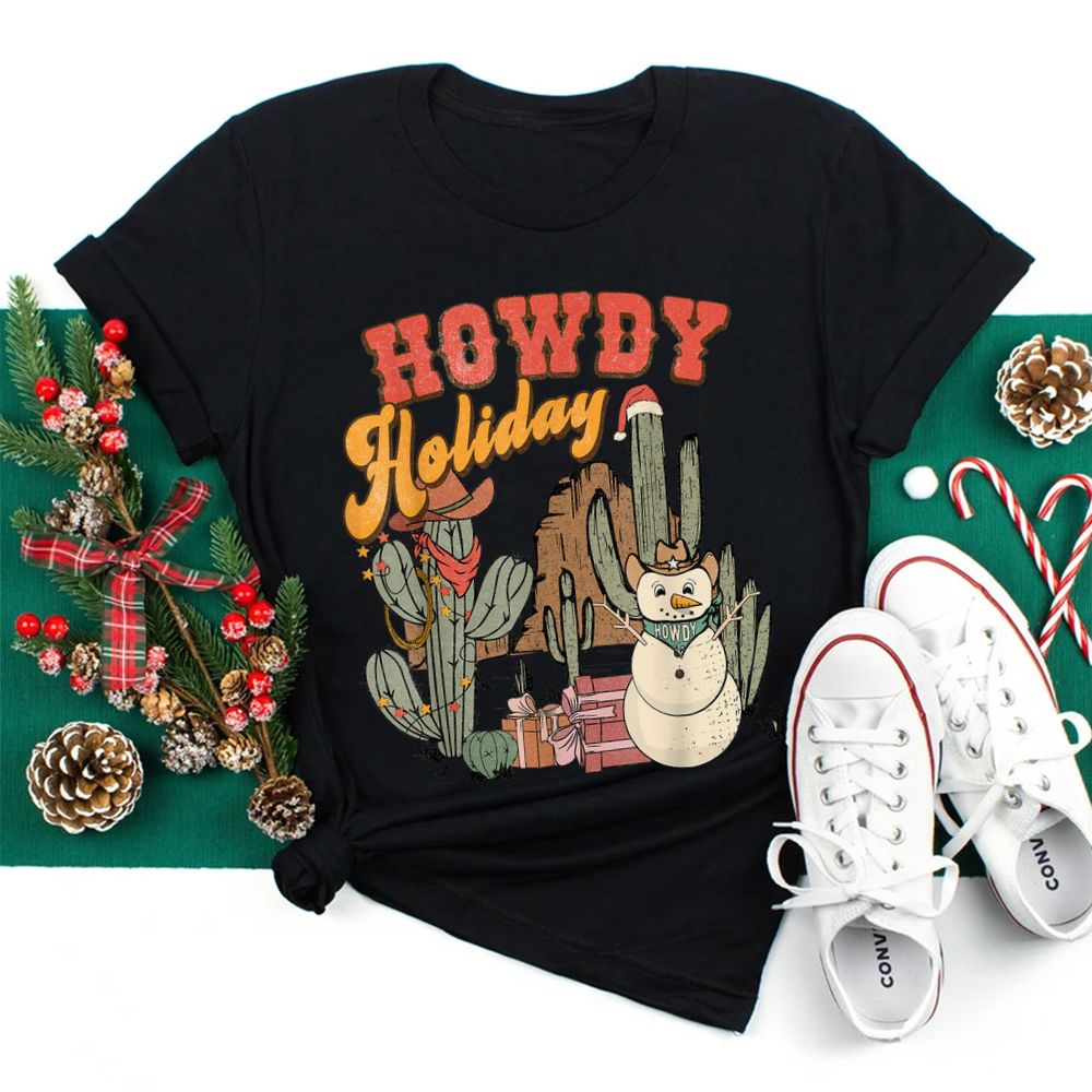 Howdy Holiday Christmas Western Cowboy Cowgirl Shirt Howdy Holiday Christmas Western Cowboy Cowgirl Shirt