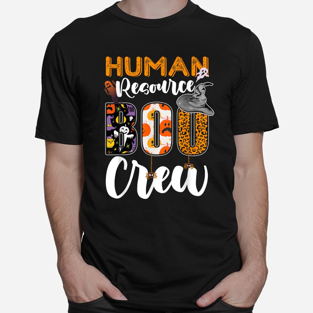 human resource boo crew halloween matching hr manager shirt 1 1