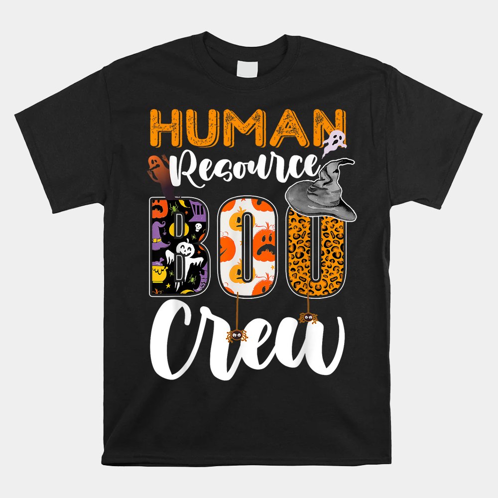 Human Resource Boo Crew Halloween Matching Hr Manager Shirt Human Resource Boo Crew Halloween Matching Hr Manager Shirt