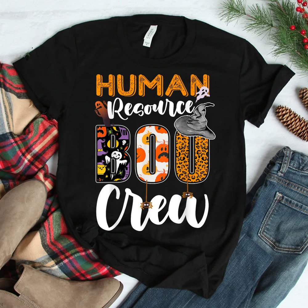 Human Resource Boo Crew Halloween Matching Hr Manager Shirt Human Resource Boo Crew Halloween Matching Hr Manager Shirt