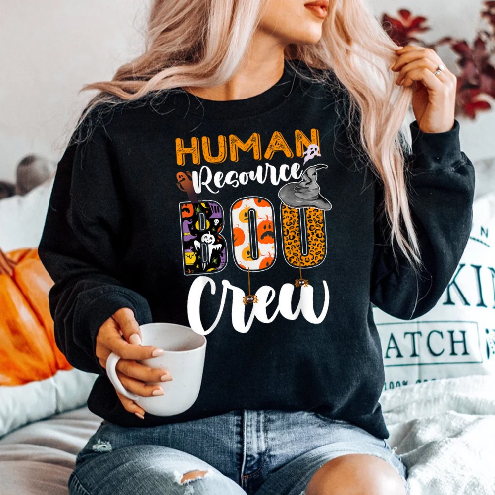 Human Resource Boo Crew Halloween Matching Hr Manager Shirt Human Resource Boo Crew Halloween Matching Hr Manager Shirt