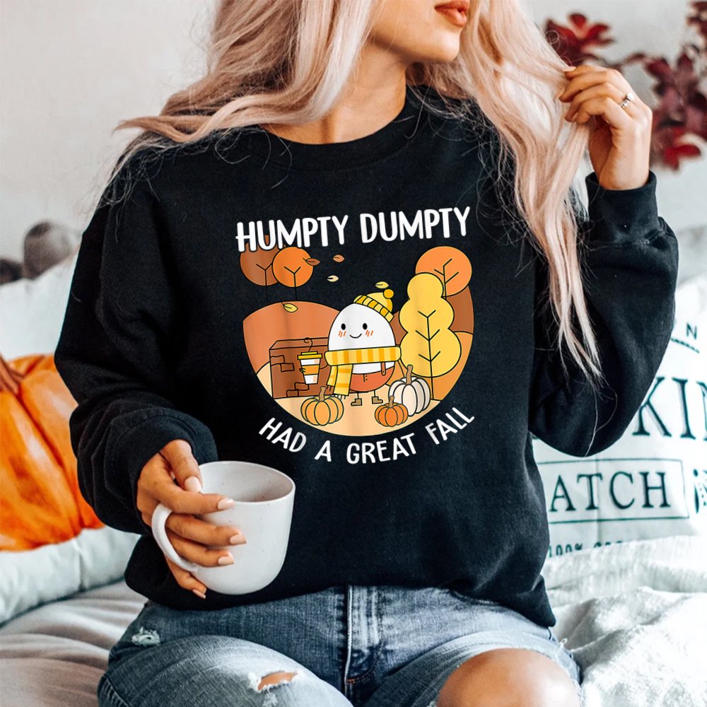 Humpty Dumpty Had A Great Fall Halloween Teacher Shirt Humpty Dumpty Had A Great Fall Halloween Teacher Shirt