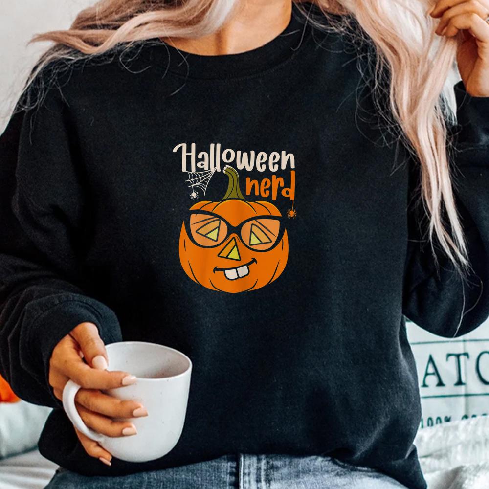 I Am A Halloween Nerd Face Halloween Pumpkin Shirt I Am A Halloween Nerd Face Halloween Pumpkin Shirt