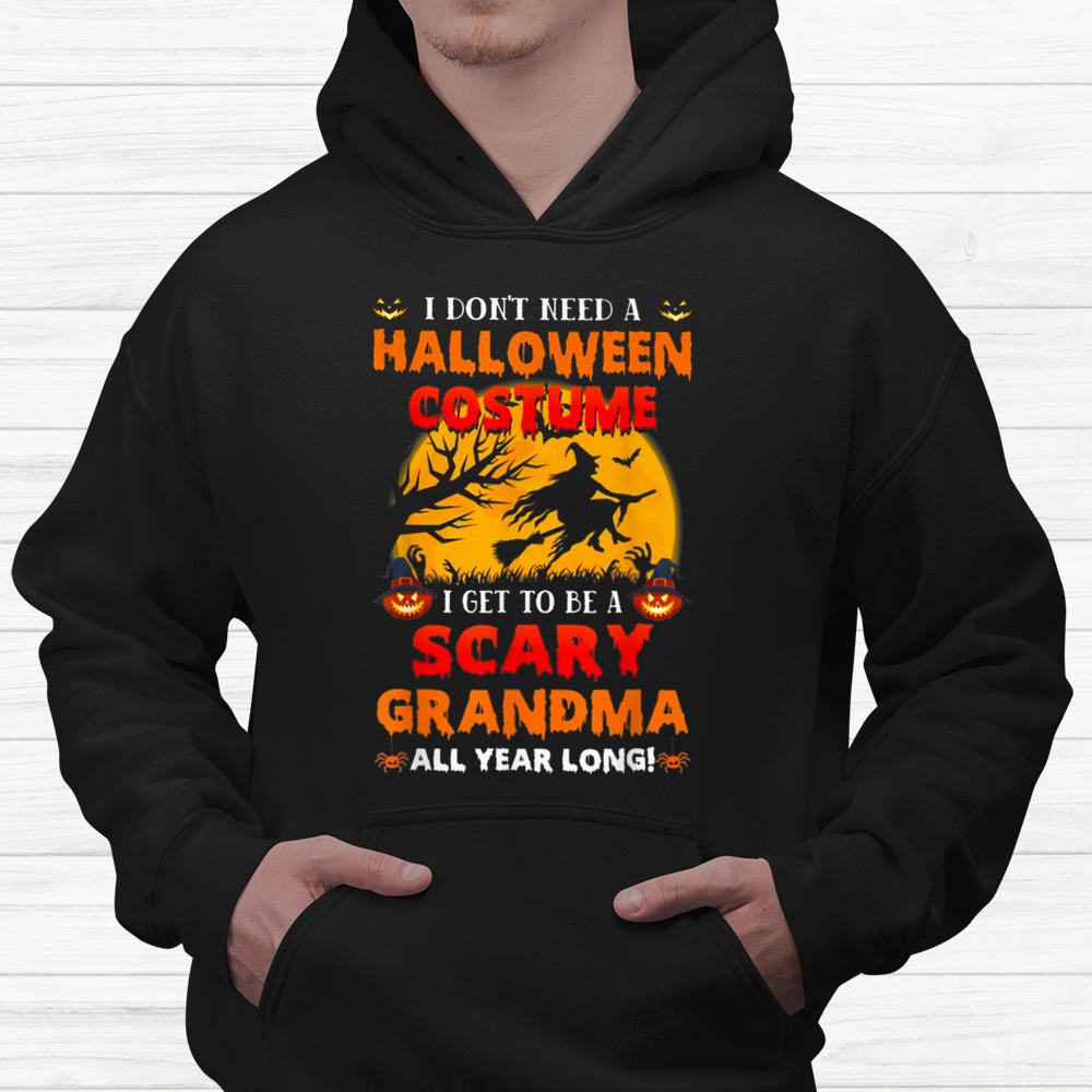 I Don’t Need A Halloween Get To Be A Scary Grandma Shirt I Don’t Need A Halloween Get To Be A Scary Grandma Shirt