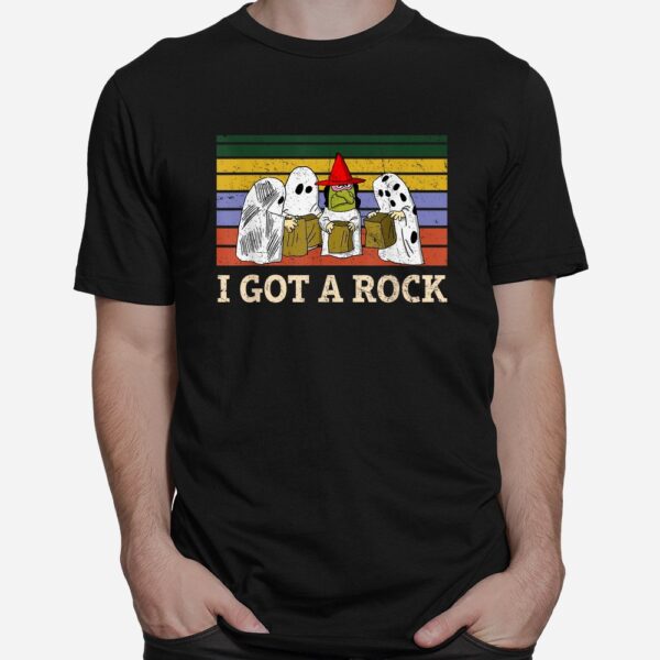 I Got A Rock Shirt Funny Halloween Ghost Shirt