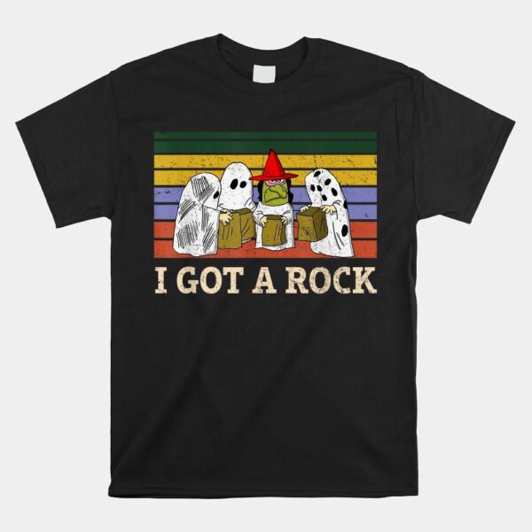 I Got A Rock Shirt Funny Halloween Ghost Shirt