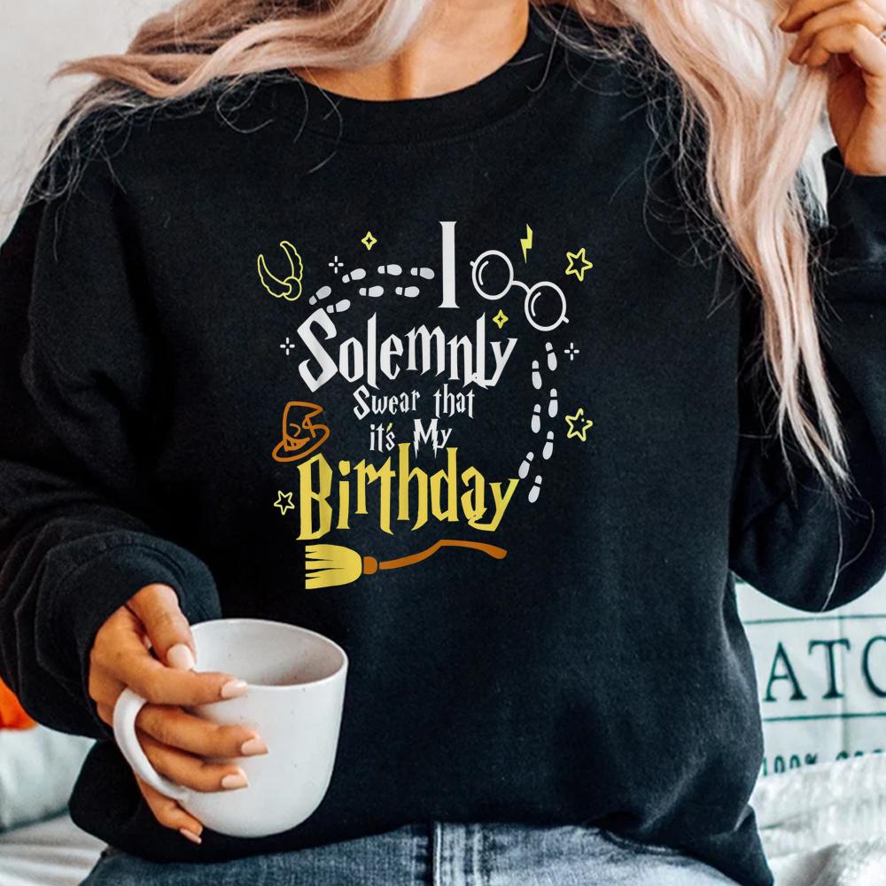 I Solemnly Swear That It’s My Birthday Halloween Shirt I Solemnly Swear That It’s My Birthday Halloween Shirt