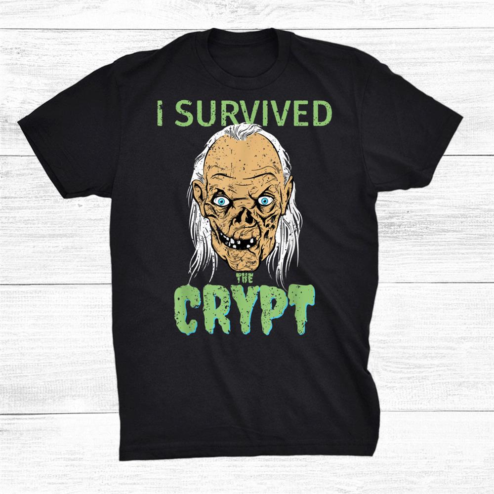 I Survived The Crypt Horror Funny Halloween Shirt I Survived The Crypt Horror Funny Halloween Shirt