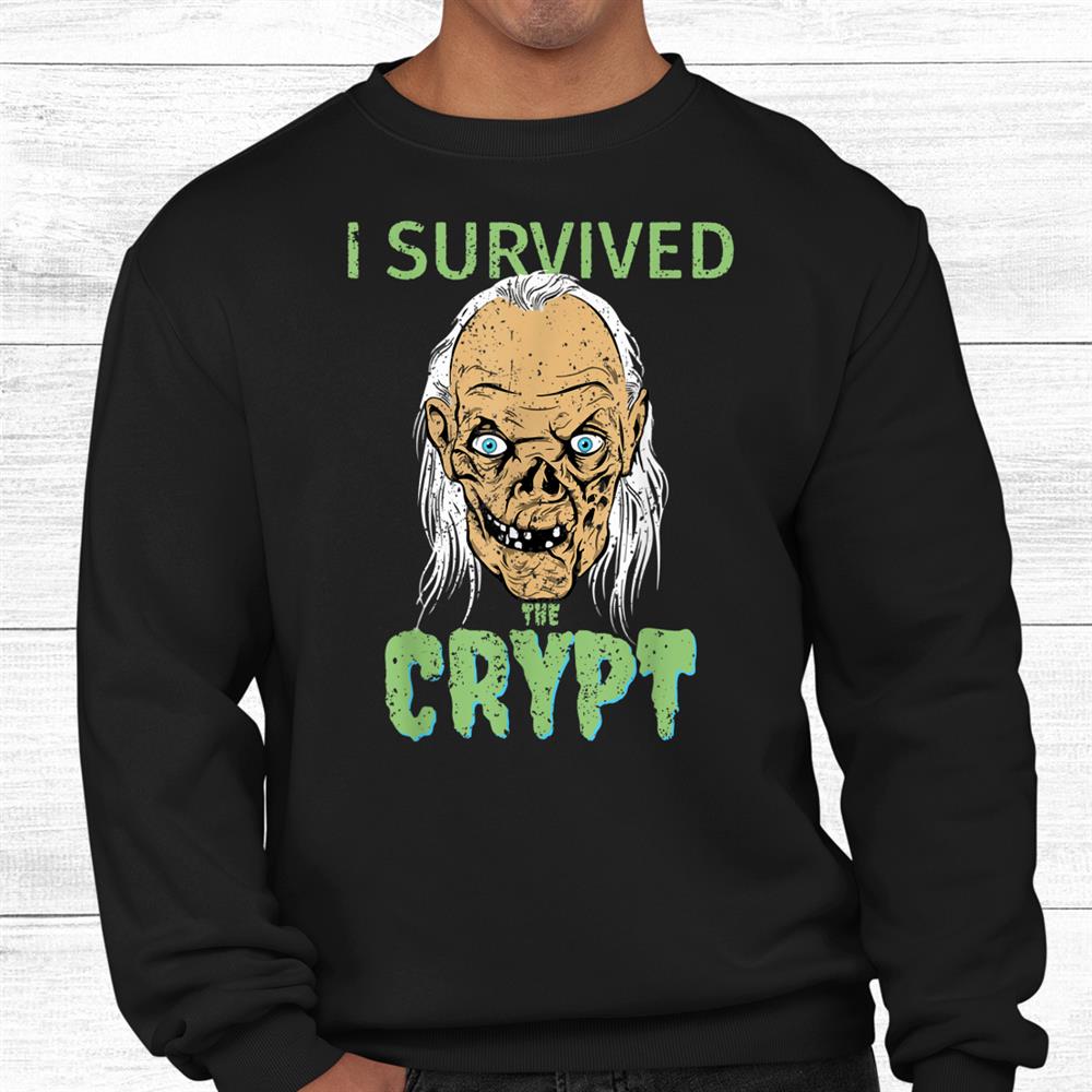 I Survived The Crypt Horror Funny Halloween Shirt I Survived The Crypt Horror Funny Halloween Shirt