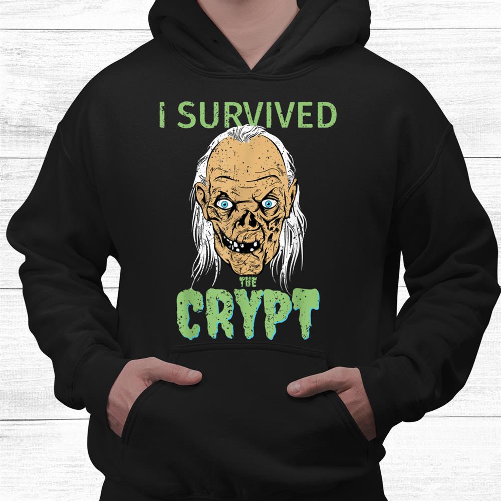 I Survived The Crypt Horror Funny Halloween Shirt I Survived The Crypt Horror Funny Halloween Shirt