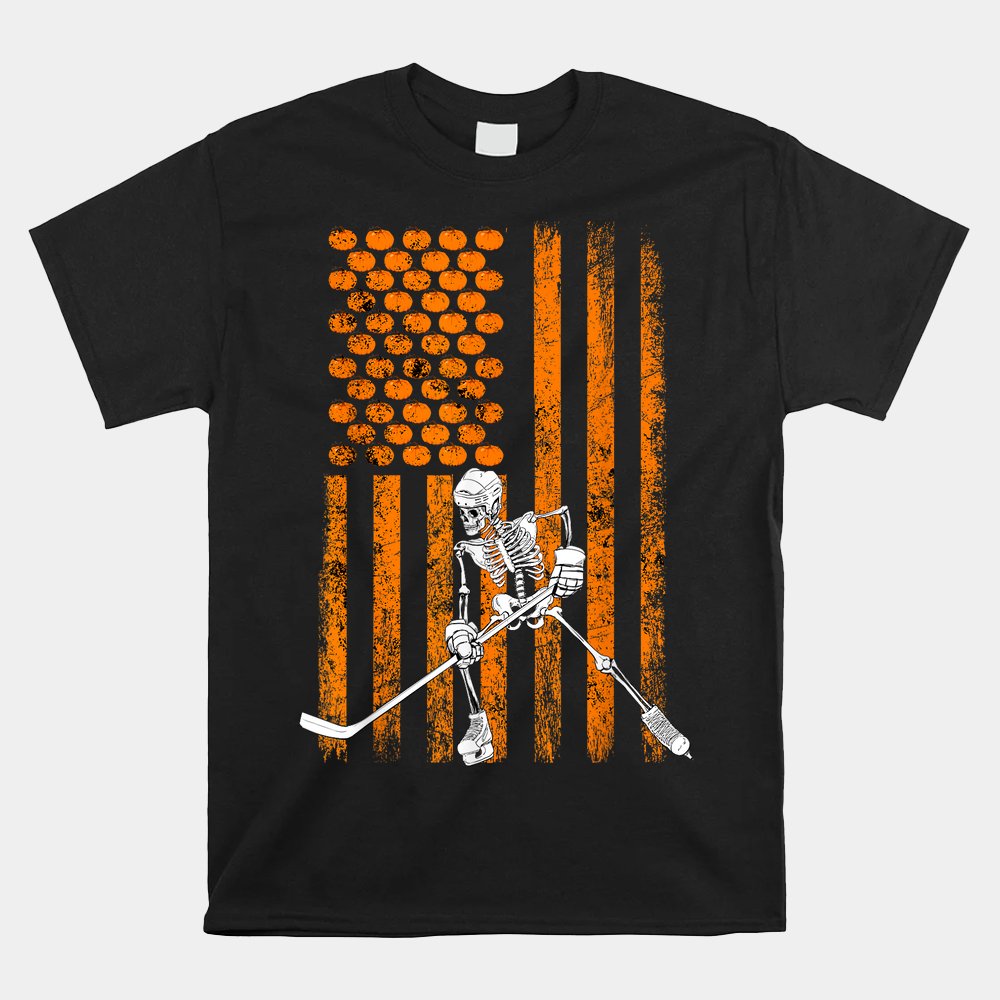 Ice Hockey Skeleton Halloween Shirt Ice Hockey Skeleton Halloween Shirt