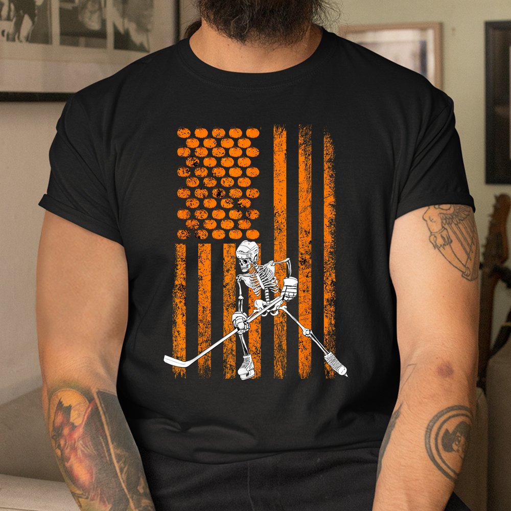 Ice Hockey Skeleton Halloween Shirt Ice Hockey Skeleton Halloween Shirt