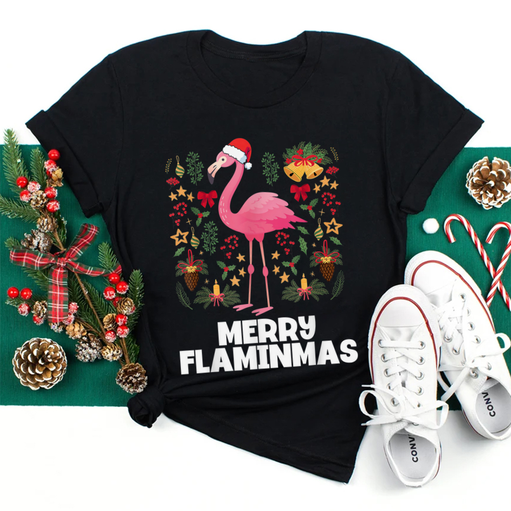 I’m A Pink Flamingo Lover Christmas Season Merry Flaminmas Shirt I’m A Pink Flamingo Lover Christmas Season Merry Flaminmas Shirt